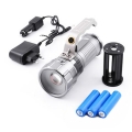 Прожектор CREE XM-L T6 с захранване от 3 x 18650 3.7V li-ion бат