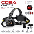 COBA Акумулаторен челник 1800 lm, Laser Beam, Zoom, 300 м, 2×186