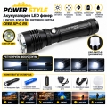 Power Style Акумулаторен LED фенер с магнит, зуум и филтри, CREE