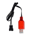USB кабел за зареждане 7.4V с конектор SM-4P за RC автомобили и